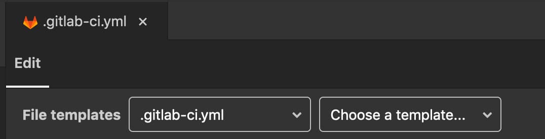 GitLab WebIDE with Templates and file autonaming